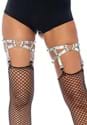 Iridescent Studded Thigh High Garter